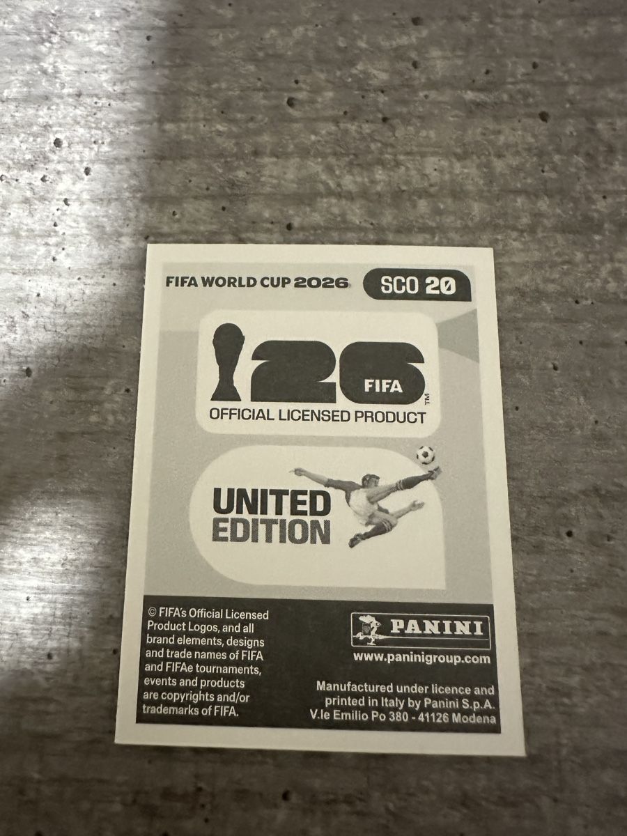 Panini Carte collezionabili: SCO 20 , FIFA WORLD CUP 2026 PANINI  – Nuovo (secondo la descrizione) da Frauenfeld venduto da 1PegPeg1 1