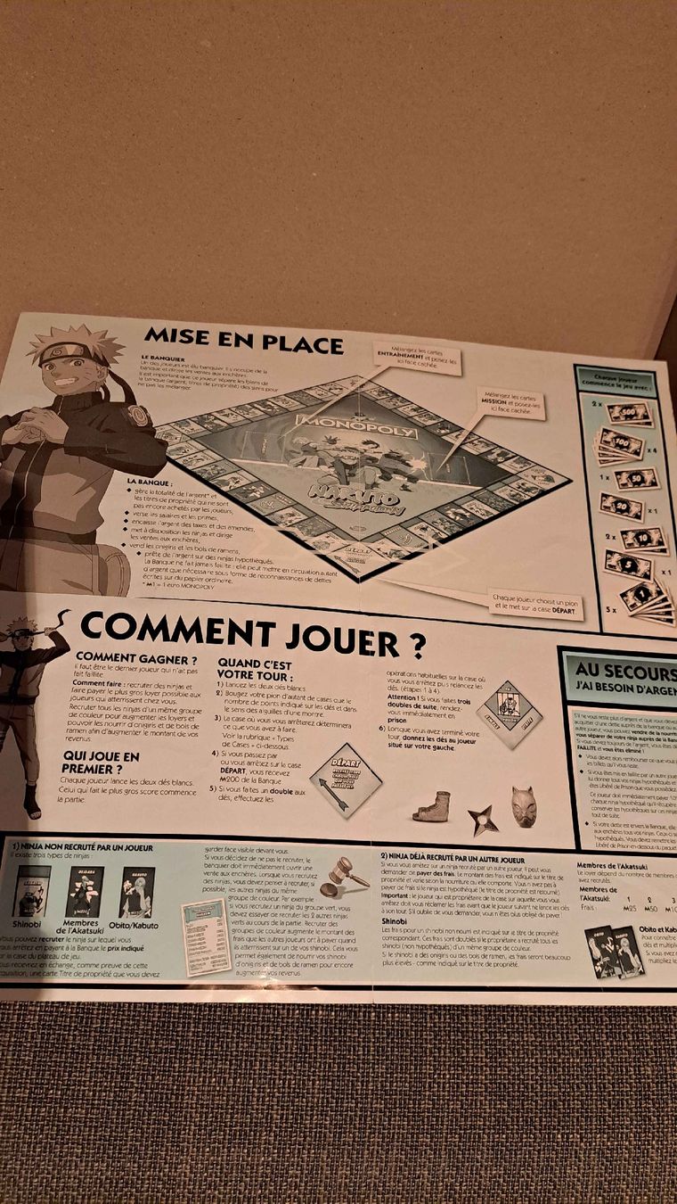 Giochi: Monopoly Naruto Shippuden – Usato da Genève venduto da Gribouilly 2
