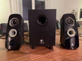 Lautsprecher Logitech Z323 2.1 System schwarz gebraucht