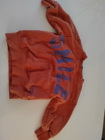 Smile-Pulli, rostrot, Gr 104, gut in Schuss