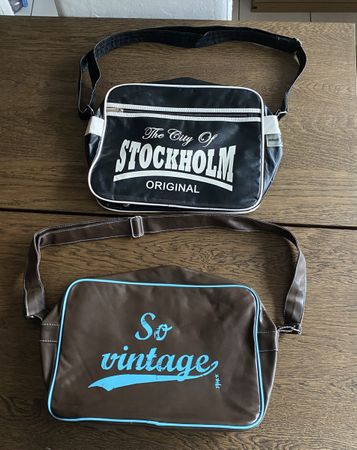 Tasche Schwarz Stockholm Robin Ruth & Tasche Braun Vintage