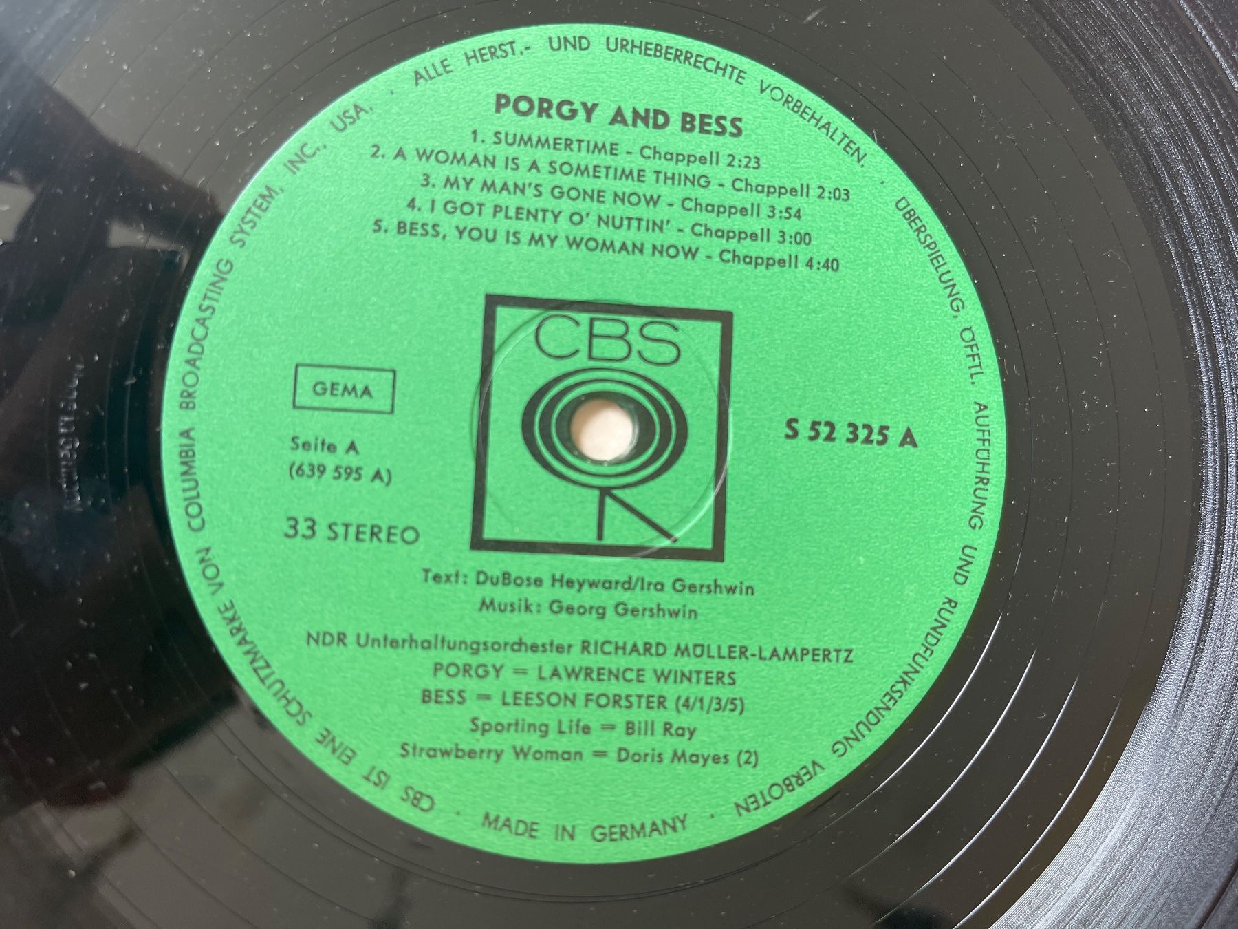 Vinyles: A560/Porgy and Bess – D'occasion à Frutigen par Philippe_jsp 2