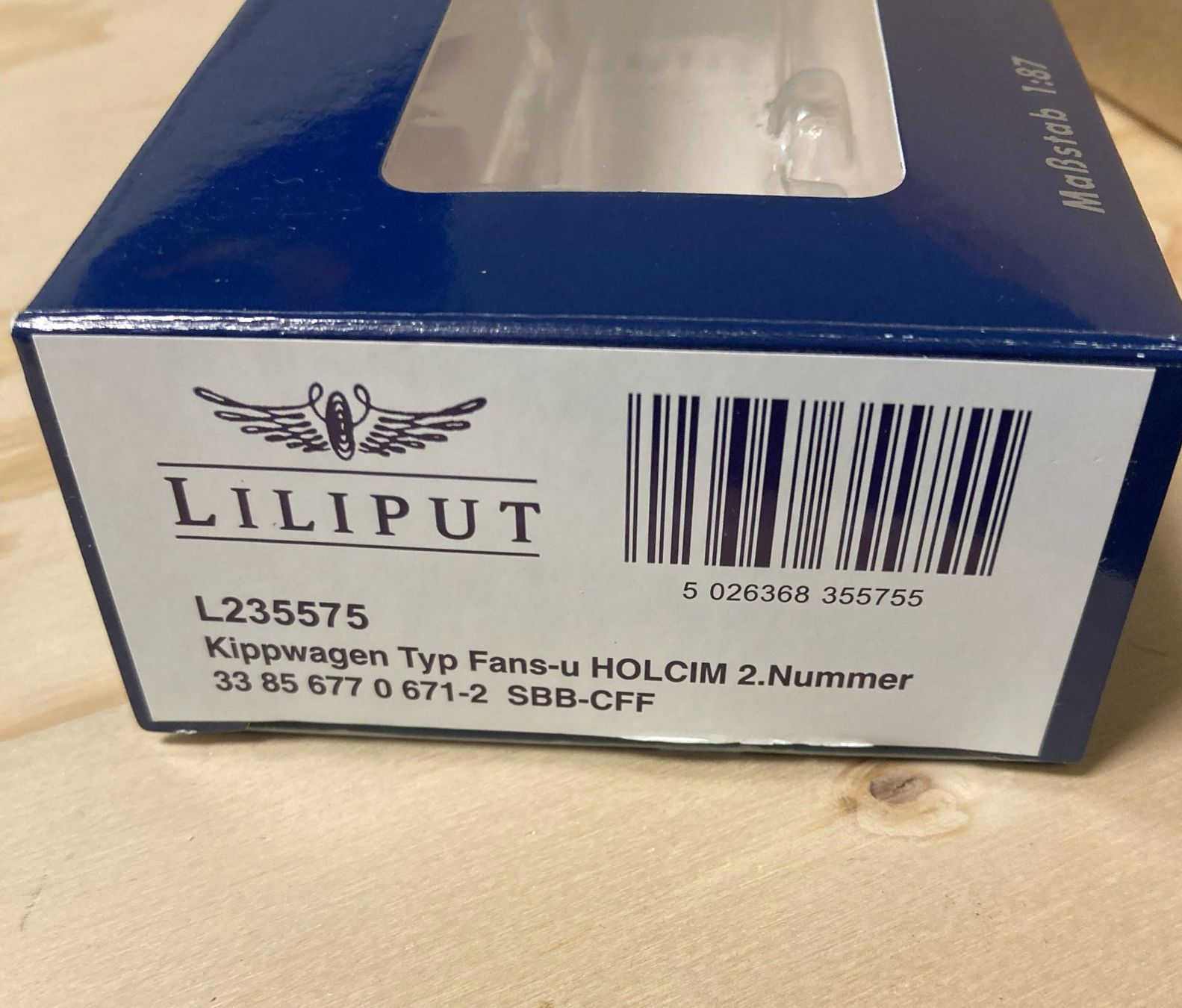 Liliput Modelleisenbahnen: Liliput Kippwagen SBB Holcim – Neu (gemäss Beschreibung) aus Ebmatingen von salt02 4