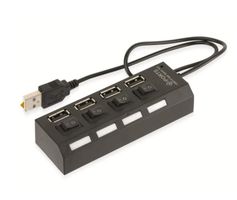 USB 4-Port Hub 2.0 mit Hub-Schaltern 2