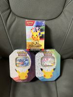 2x Pokemon 30th Celebration Ex Tin + 1x Booster Bundle EN 