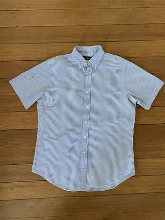 Polo Ralph Lauren Hemd kurzarm Gr M gestreift Sommer 