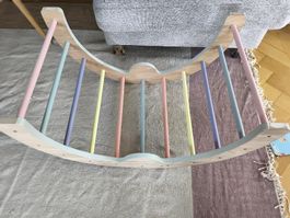 Kletterbogen aus Holz fuer Babys/Kleinkinder