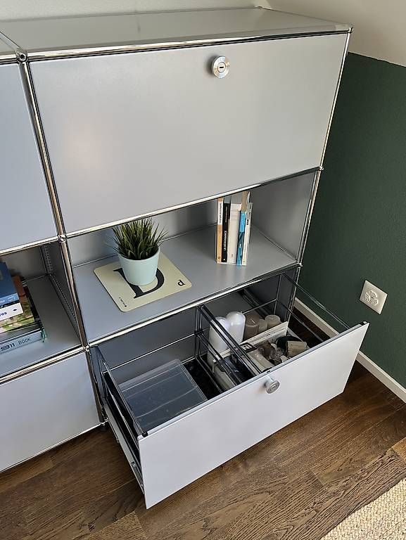 Cassettiere: Meuble USM Haller gris-argent mat 3x2 – Usato da Chardonne venduto da ale_vvb7 2
