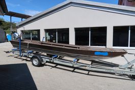 Alu/Holz Fährboot Forster Diessenhofen 7m mit Honda BF20 DK2