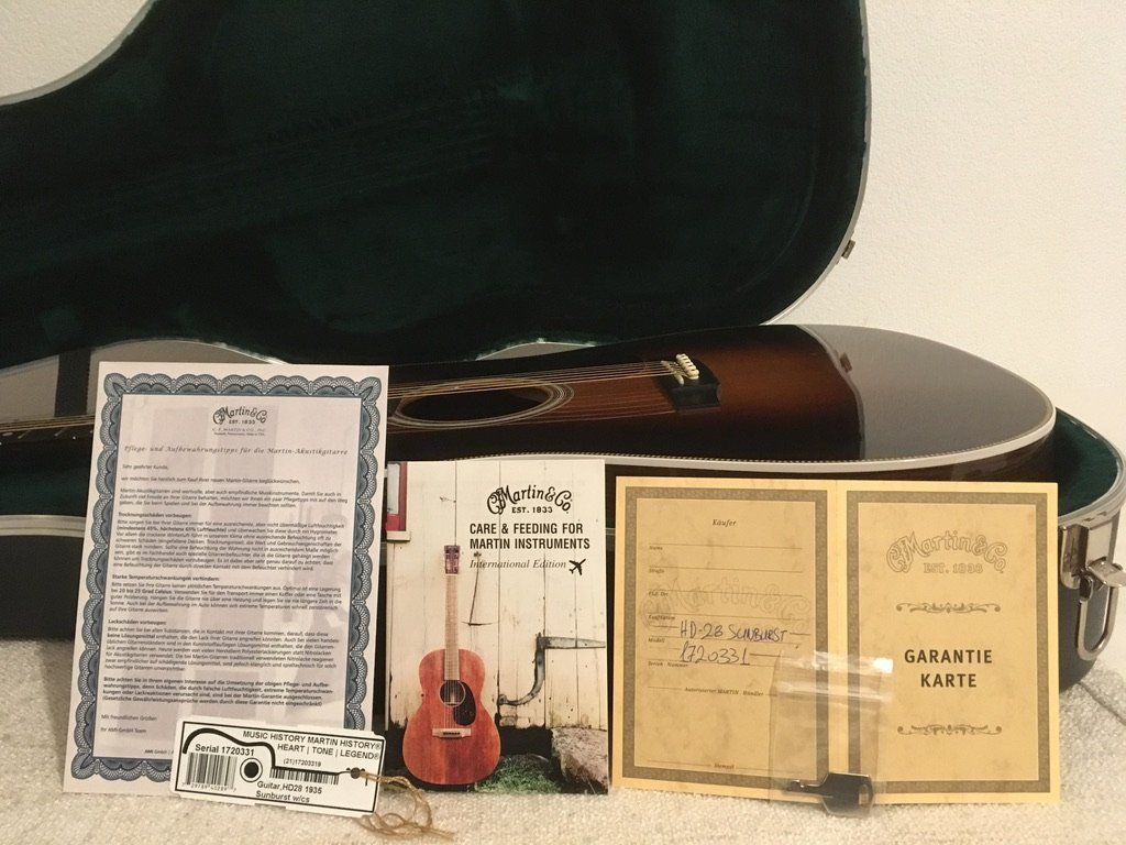 Martin & Co. Strumenti musicali: Martin HD28 Sunburst (LR Baggs) – Usato da melano venduto da Georges.G 8