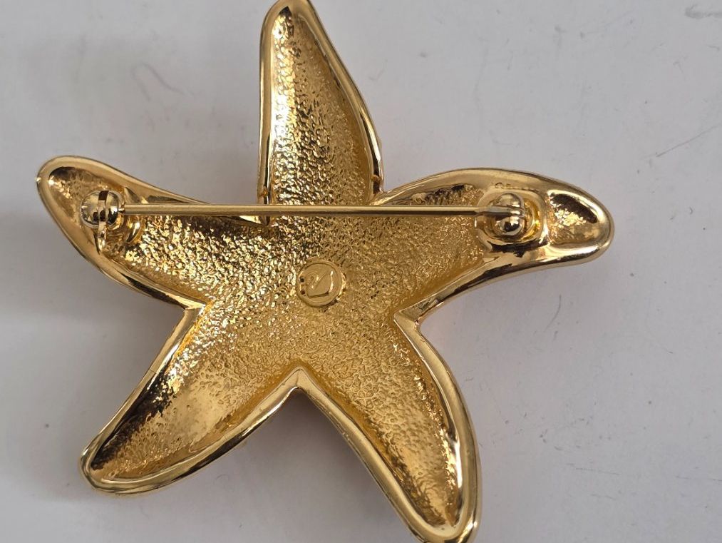 Swarovski Spille & Fermagli: Swarovski Vintage Seestern Brosche – Usato da Wittenbach venduto da rose_rosi 1