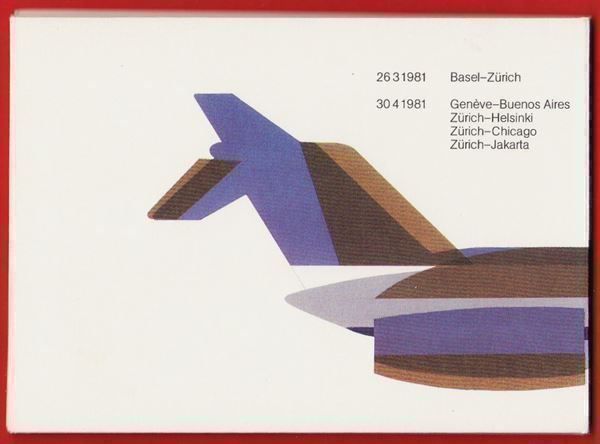 Tutti i francobolli: 1981  5  Teiliges Set mit 5 Spezial Flügen – Nuovo (secondo la descrizione) da Adliswil venduto da Aenti 9