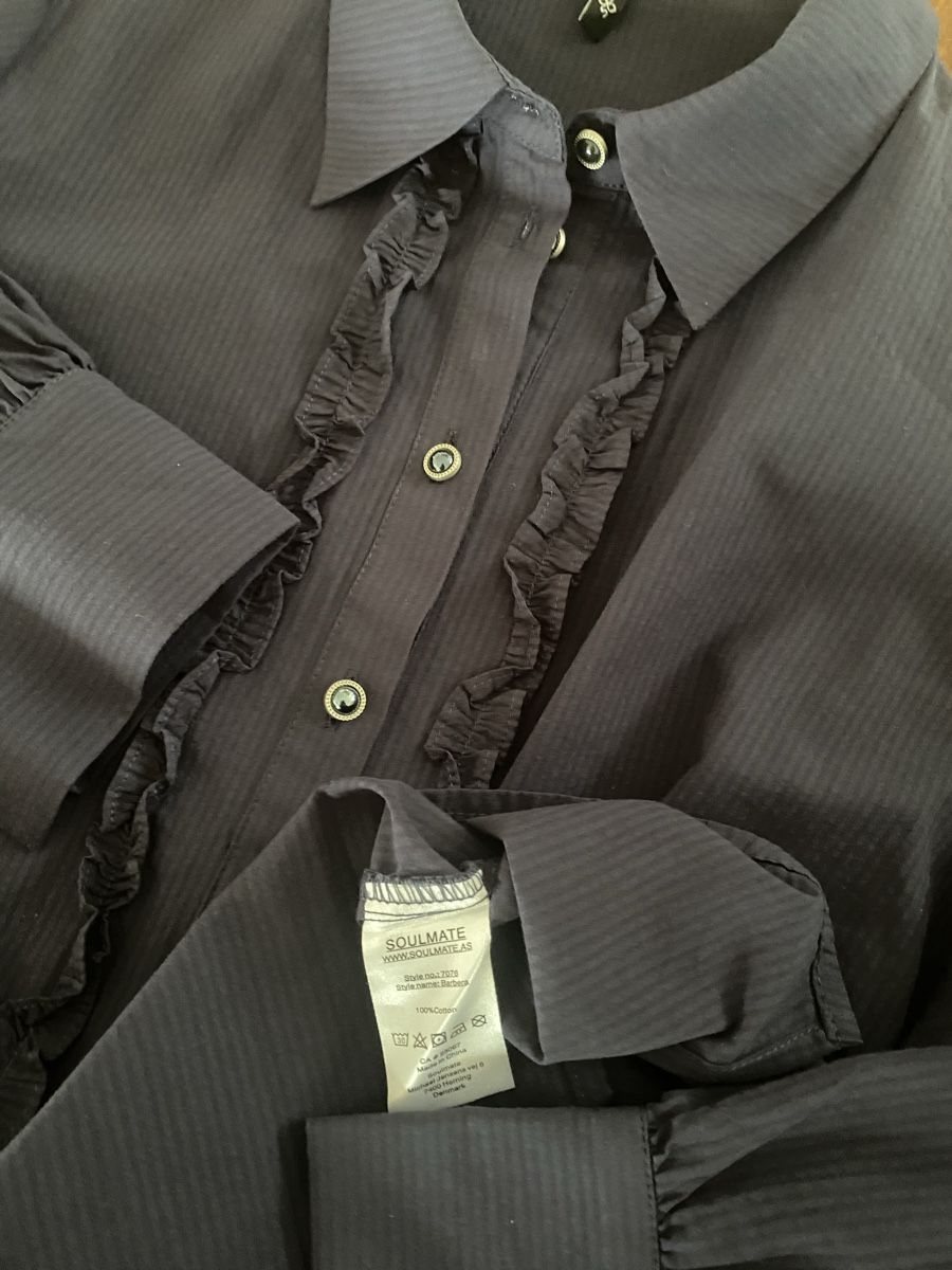Camicette: Soulmate Bluse Gr. L dunkelblau elegant – Usato da Jona venduto da Flamingoo 4
