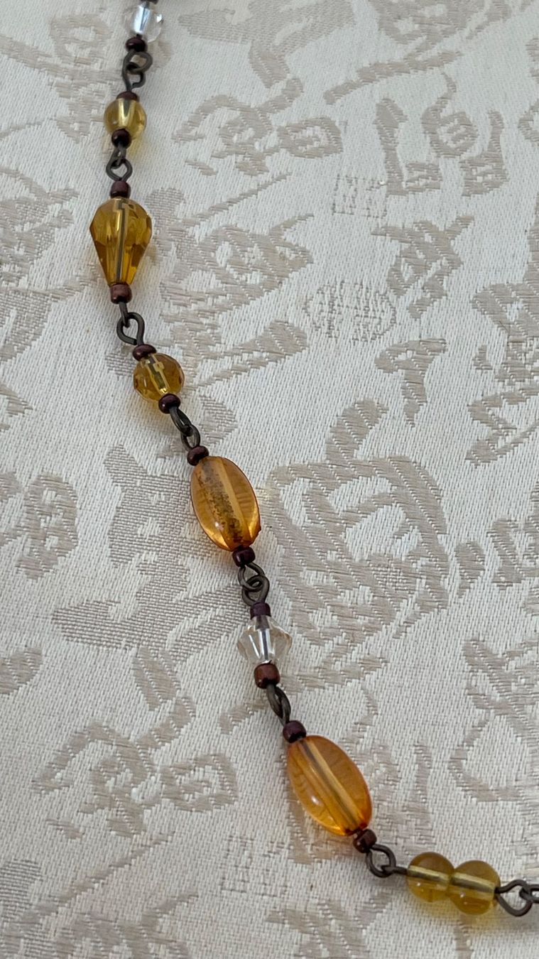 H&M Catenine: Kette Armband 50cm /Messing Glas Halskette – Nuovo (secondo la descrizione) da Kölliken venduto da Prscoo 5