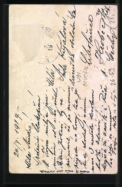 Cartoline postali: Alphonse Mucha: Frau mit abwehrenden H – Usato da Berlin venduto da bartko-reher 1