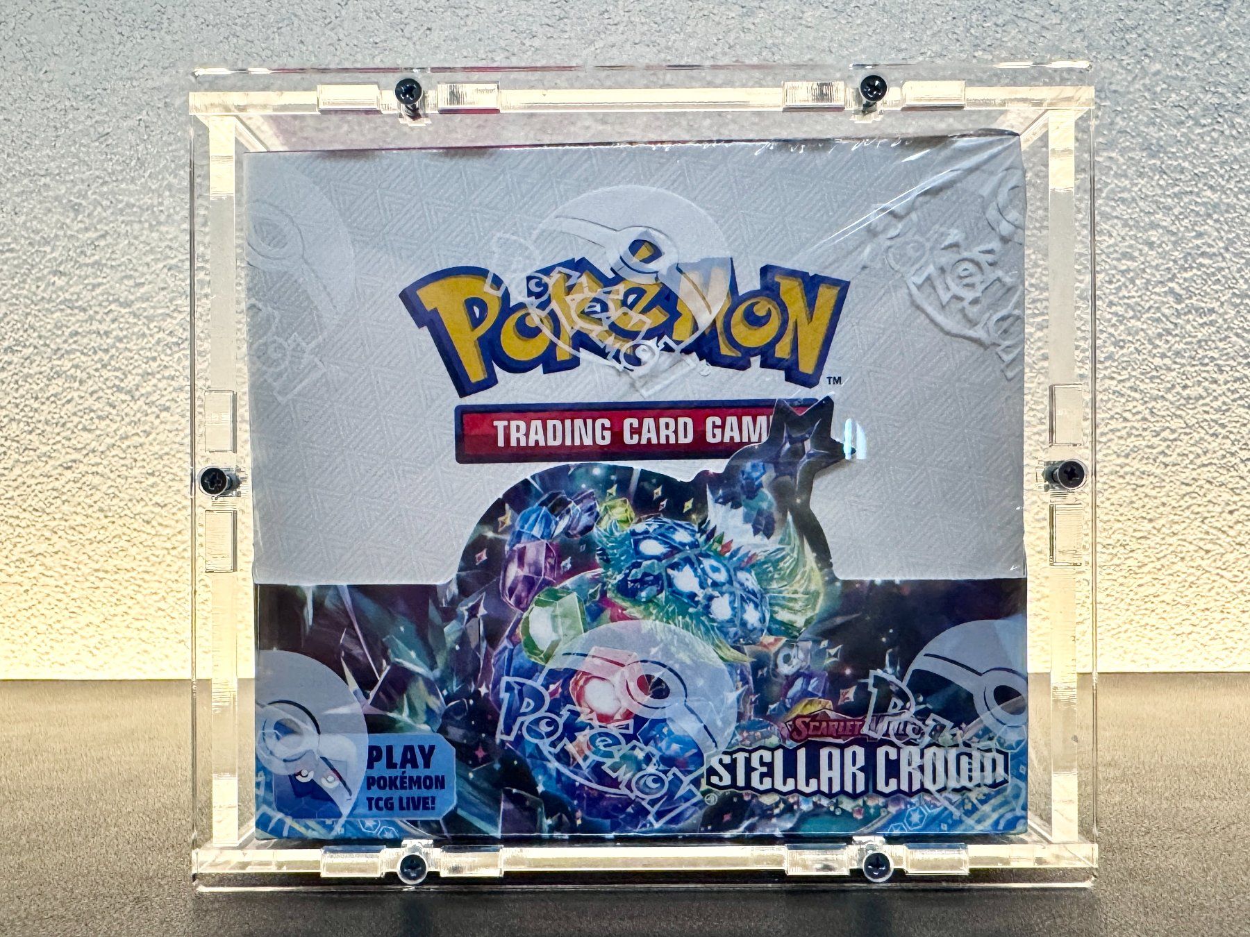 Pokémon Carte collezionabili: Pokémon Stellar Crown Display EN OVP + Acrylbox – Nuovo e nell'imballaggio originale da Schlatt TG venduto da catch_up