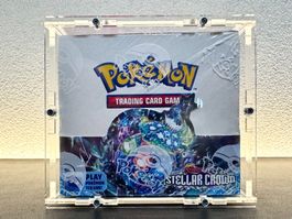Pokémon Stellar Crown Display EN OVP + Acrylbox