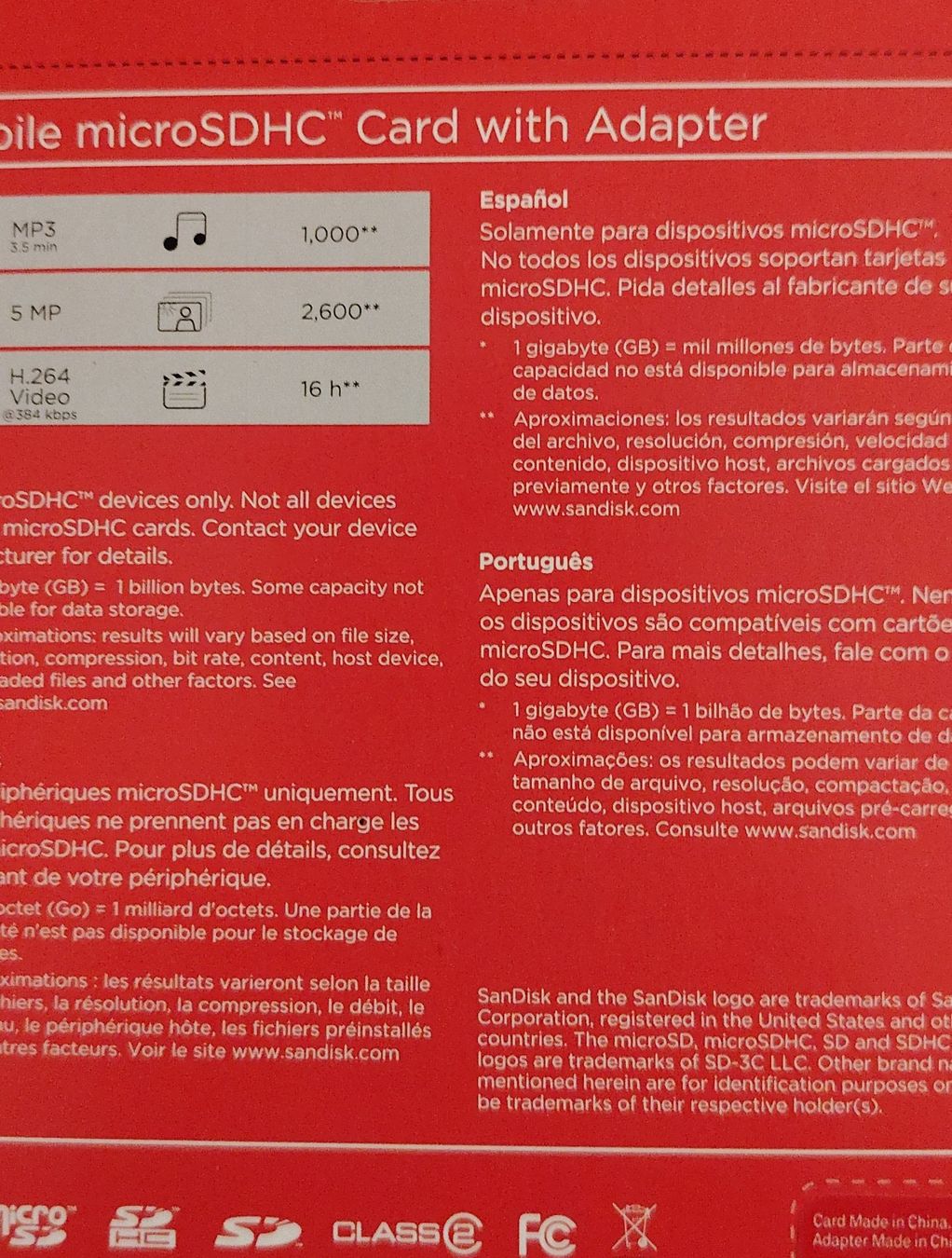 Sandisk Schede di memoria: SanDisk 4GB microSDHC Memory Card with Adapter – Nuovo e nell'imballaggio originale da Langenthal venduto da nel_yth6