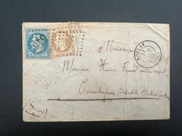 1888  Kleinbrief Frankreich Boulay -Delemont (G702)