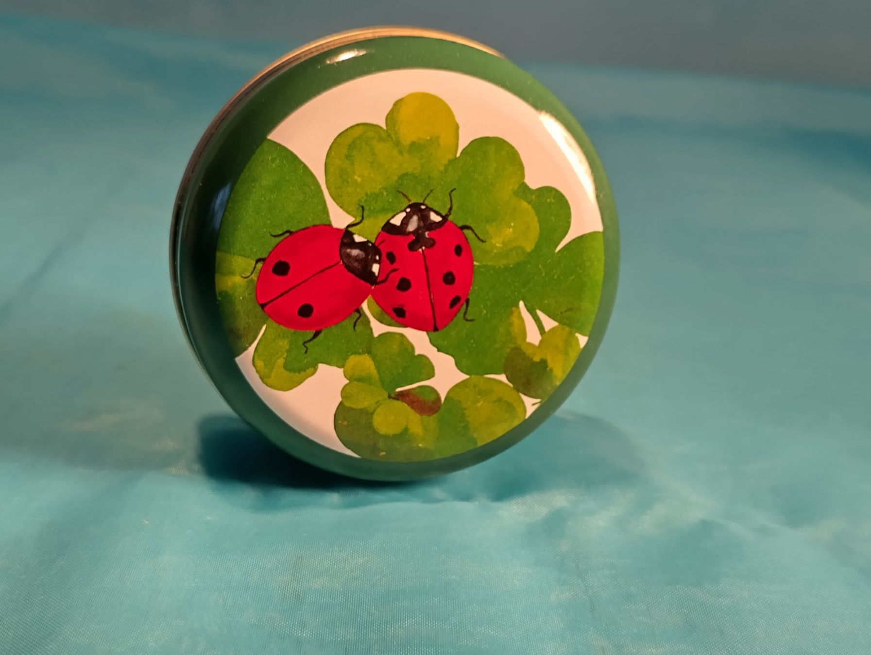 Altro in Decorazioni & Accessori: Blechbüchse, Marienkäfer und Kleeblätter – Usato da Bellach venduto da JingleCherry