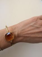 Michael Kors Armreif goldfarben mit Stein neu