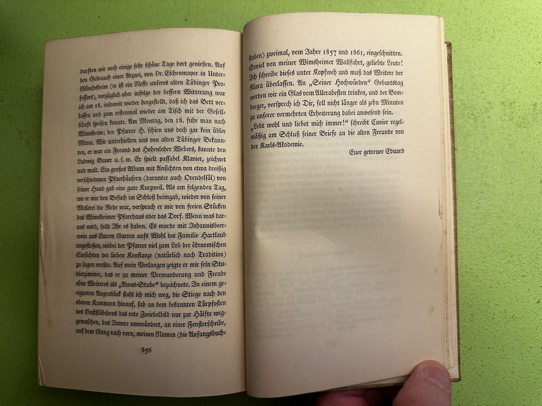 Bücher: Eduard Mörike: Briefe – Gebraucht aus Zürich von allp 6