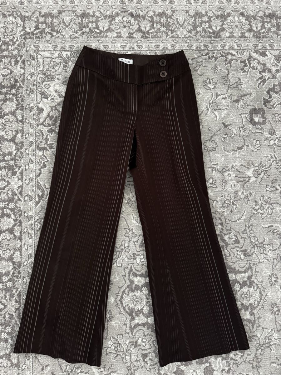 Pantalons: Anzugshose gestreift braun – D'occasion à Schaan par kri_tsw8