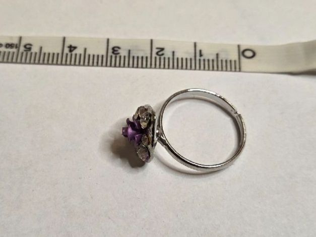 Anelli: Bague coeur rose et strass, ajustable – Nuovo (secondo la descrizione) da Territet venduto da Cenh 3