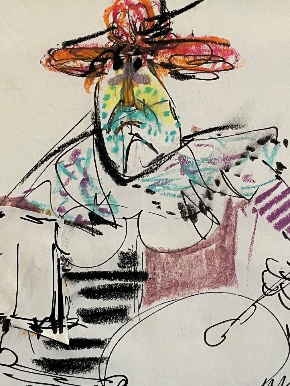 Dipinti: Hans Weidmann Original-Gemälde Signert – Usato da Basel venduto da Kaffee_und_Kunst 5