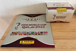 Panini 2022 Fifa WM Qatar Oryx Set mit 1 Box und 1 Album OVP