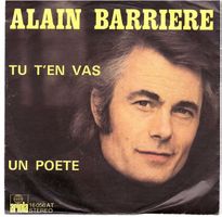 Alain Barriere  --  Tu ten vas  Single7