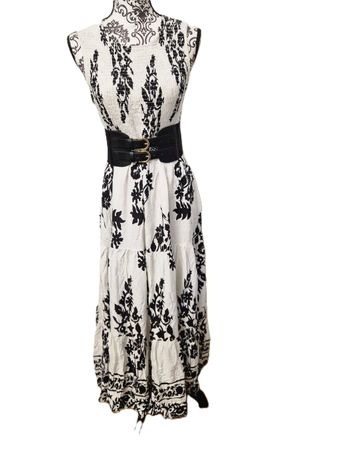 Schickes Sommerkleid schwarz/weiss Gr. S  NEU!