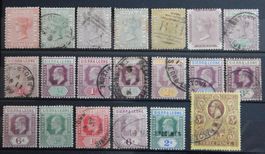 Sierra Leone British ex. Kat. 12-92 */(*)/gest. 1883/1912