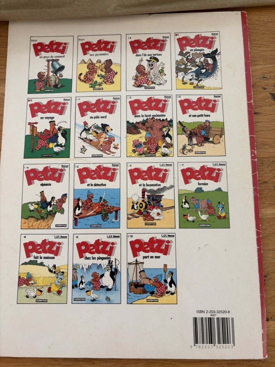 Fumetti: BD PETZI part en mer no 20 – Usato da Echallens venduto da JAR69 1