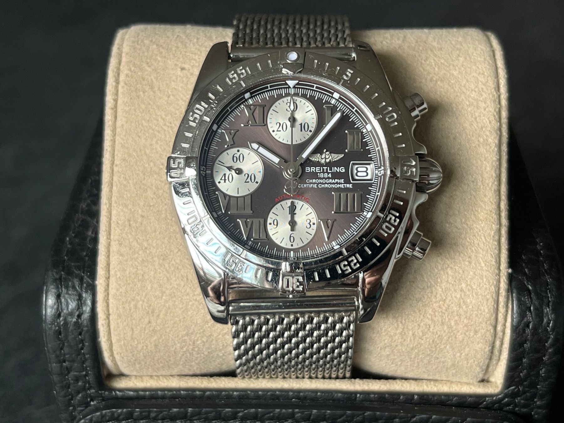 Breitling Orologi: BREITLING Uhr Chronograph 40mm | Revision Juni 2026 – Usato da Zürich venduto da Atelier-Sablier