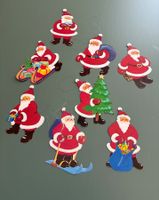 Samichlaus-Fensterbilder (8Stück)