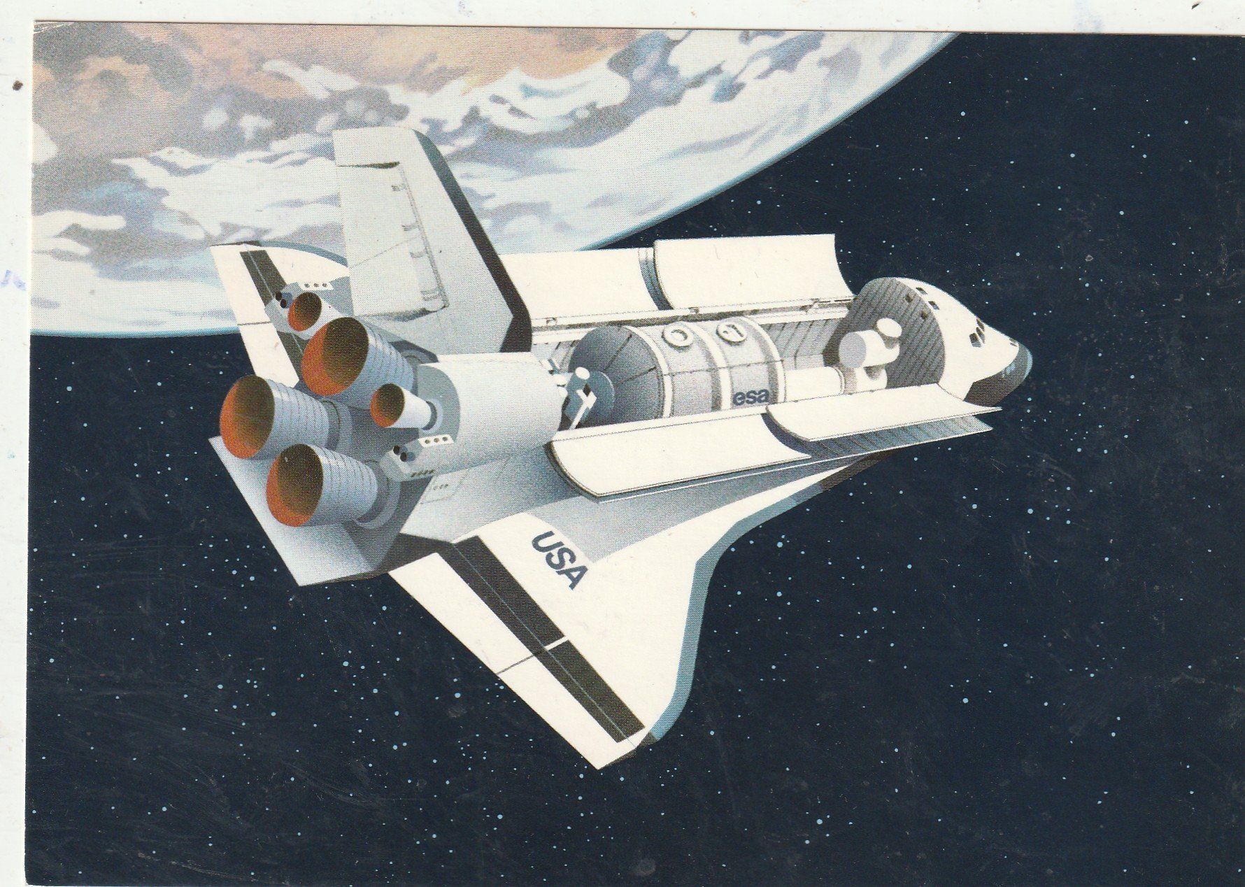 Cartoline postali: NASA Raumfahrt – Usato da Lumbrein venduto da made02