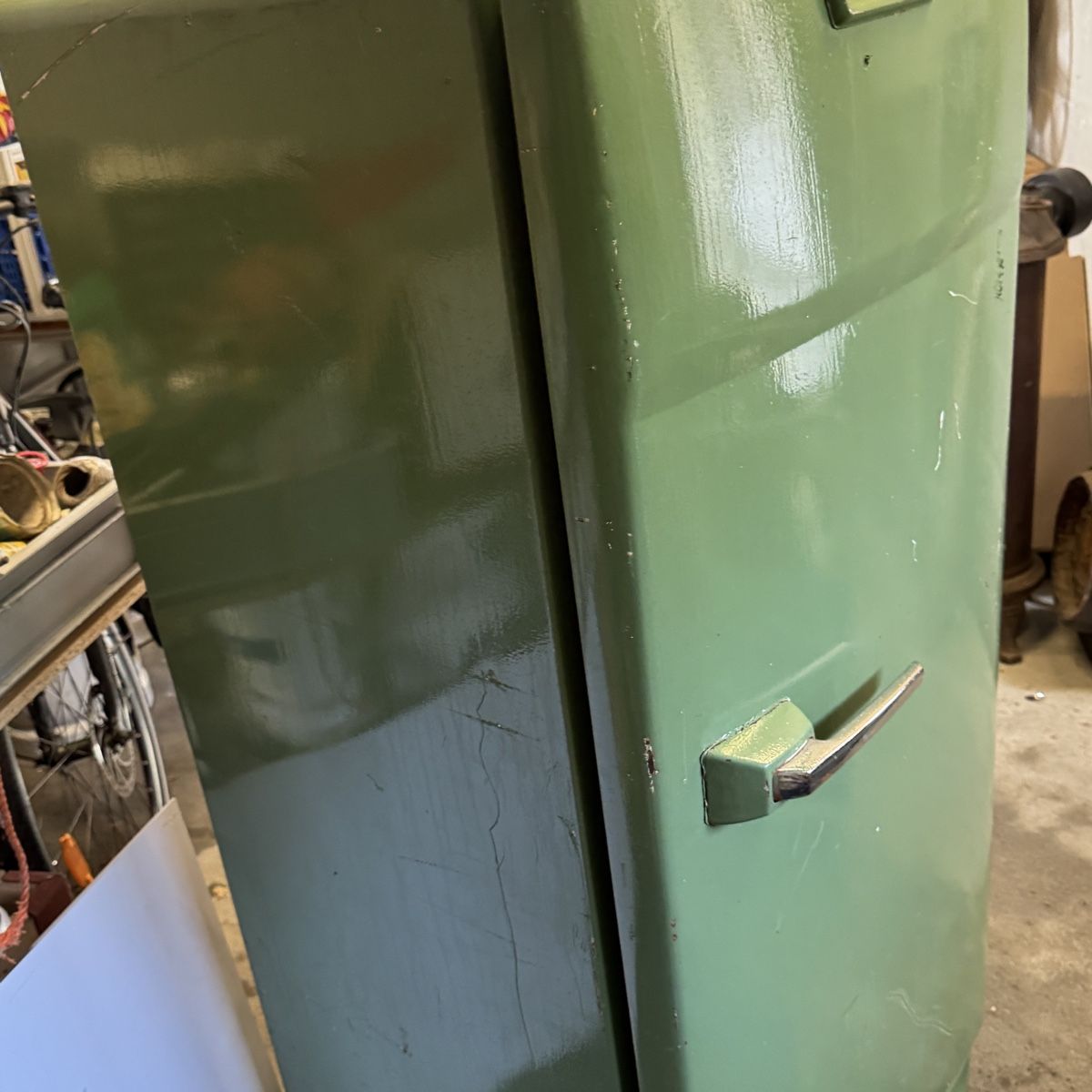 General Electric Frigoriferi: Réfrigérateur General Electric vert olive 1953 – Usato da Ovronnaz venduto da bulldog71xxx 5