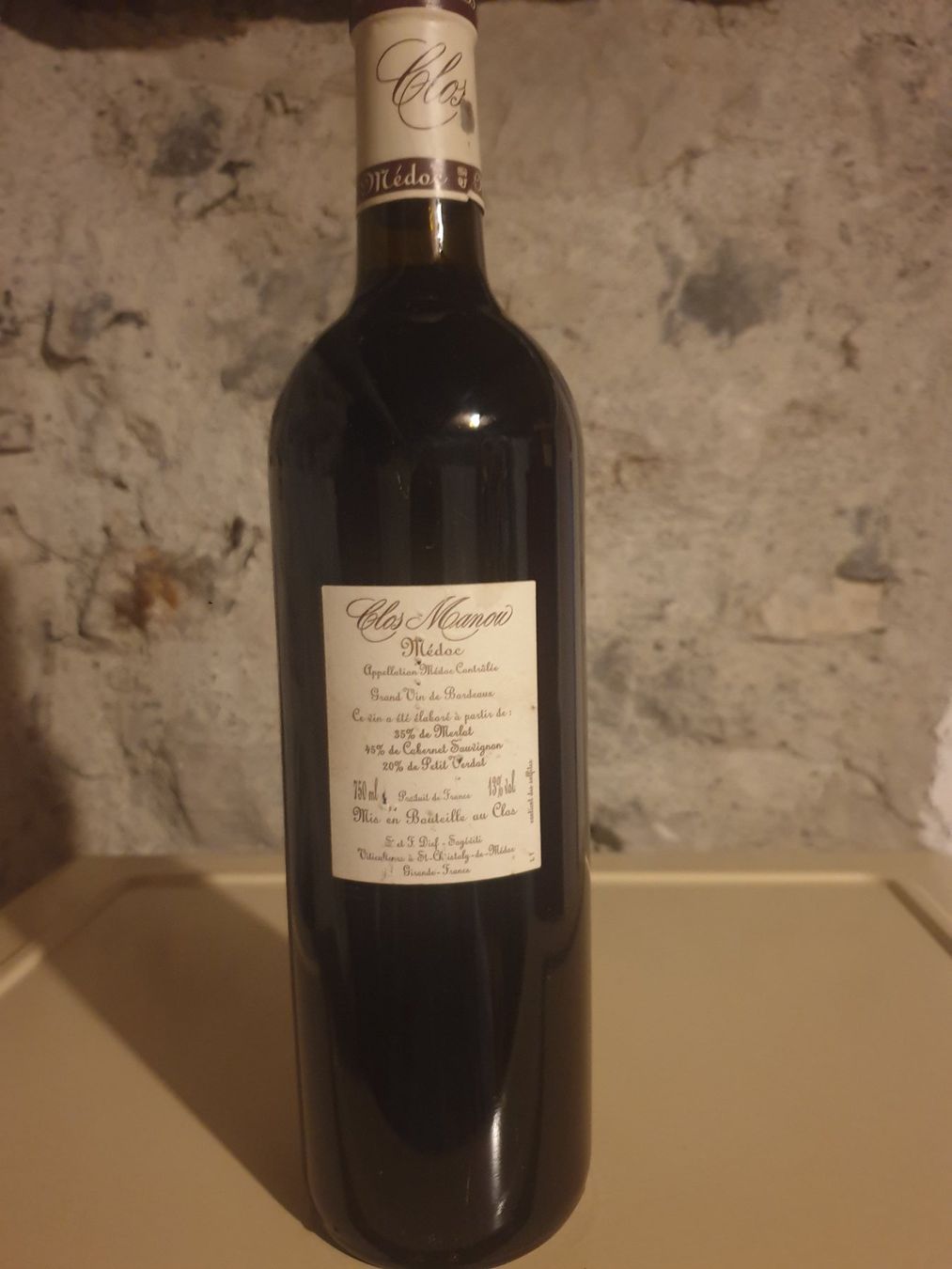 Vino: Clos Manou " Medoc " – Usato da Rennaz venduto da nunofilipe13 2