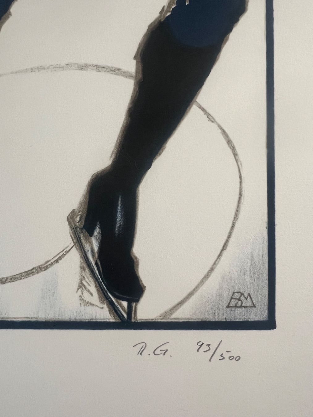 Grafiken & Lithographien: Burkhard Mangold, Handlithografie, nummeriert – Gebraucht aus Rain von Pic-Ass 3