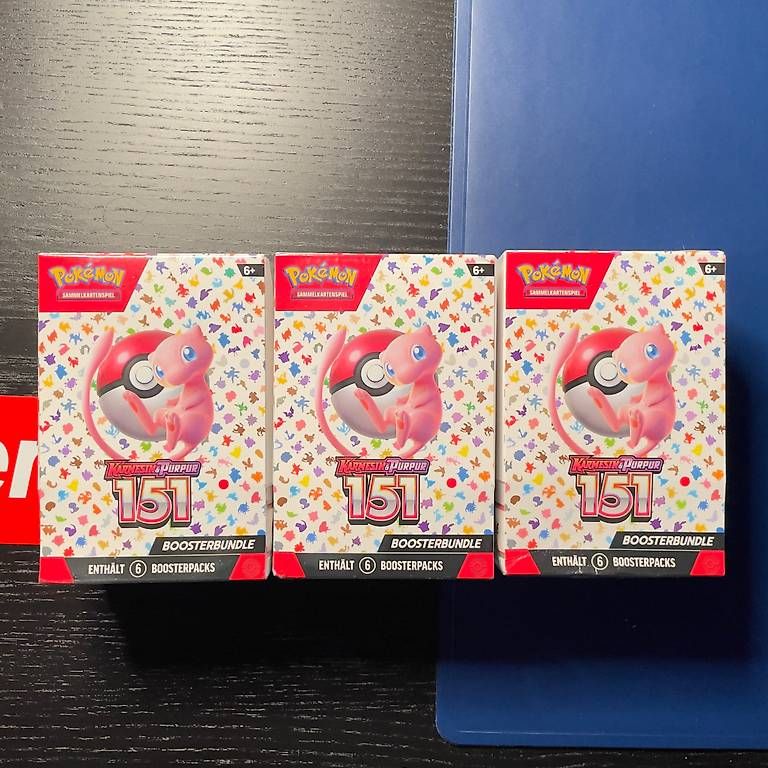 Pokémon Carte collezionabili: 3x Pokémon 151 Booster Bundle DE – Nuovo e nell'imballaggio originale da Näfels venduto da ilike2 2