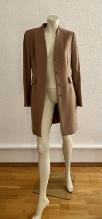 🧥 Akris Punto eleganter Wollmantel Gr. 36, Camel 🧥