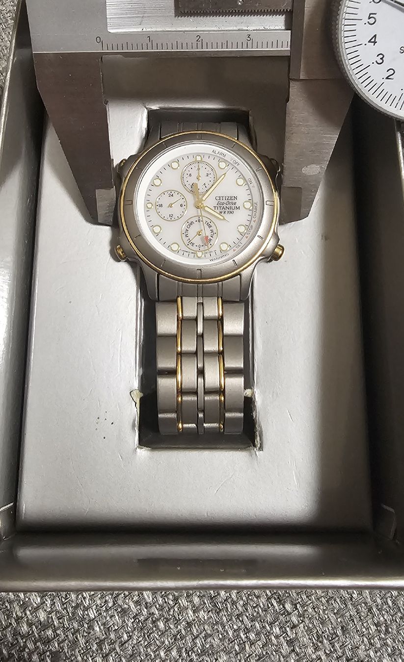 Citizen Orologi: Citizen Eco-Drive Titane, Full-Set ! – Usato da Genève venduto da Fresko01 6