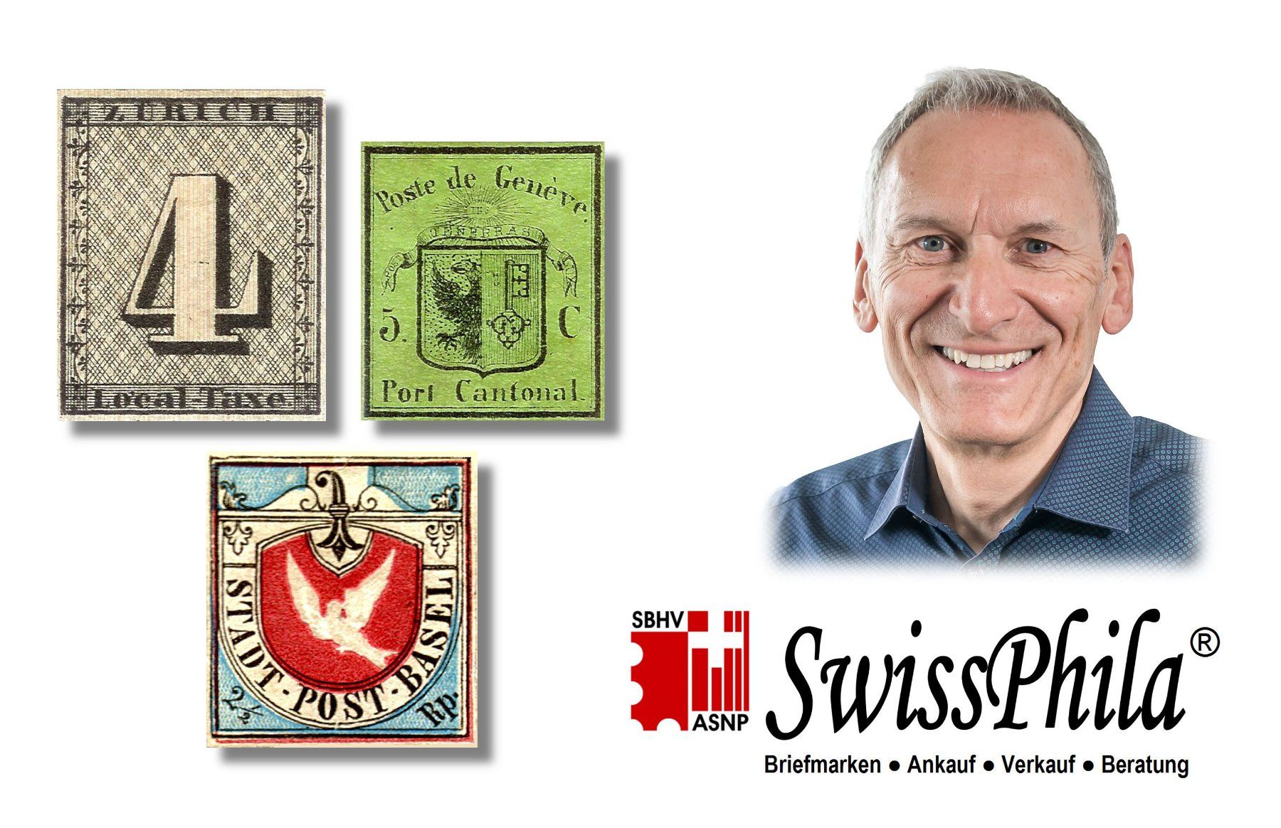 Tutti i francobolli: 5Rp. Probedruck Sitzende Helvetia – Usato da Heerbrugg venduto da Swissphila 1