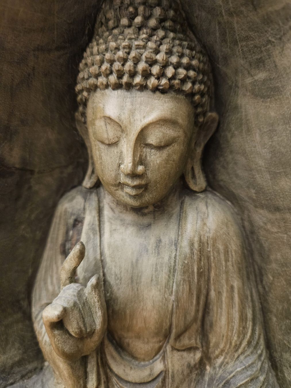 Sculture & Statue: Statue bois visage bouddha – Usato da Zürich venduto da nikky26 5