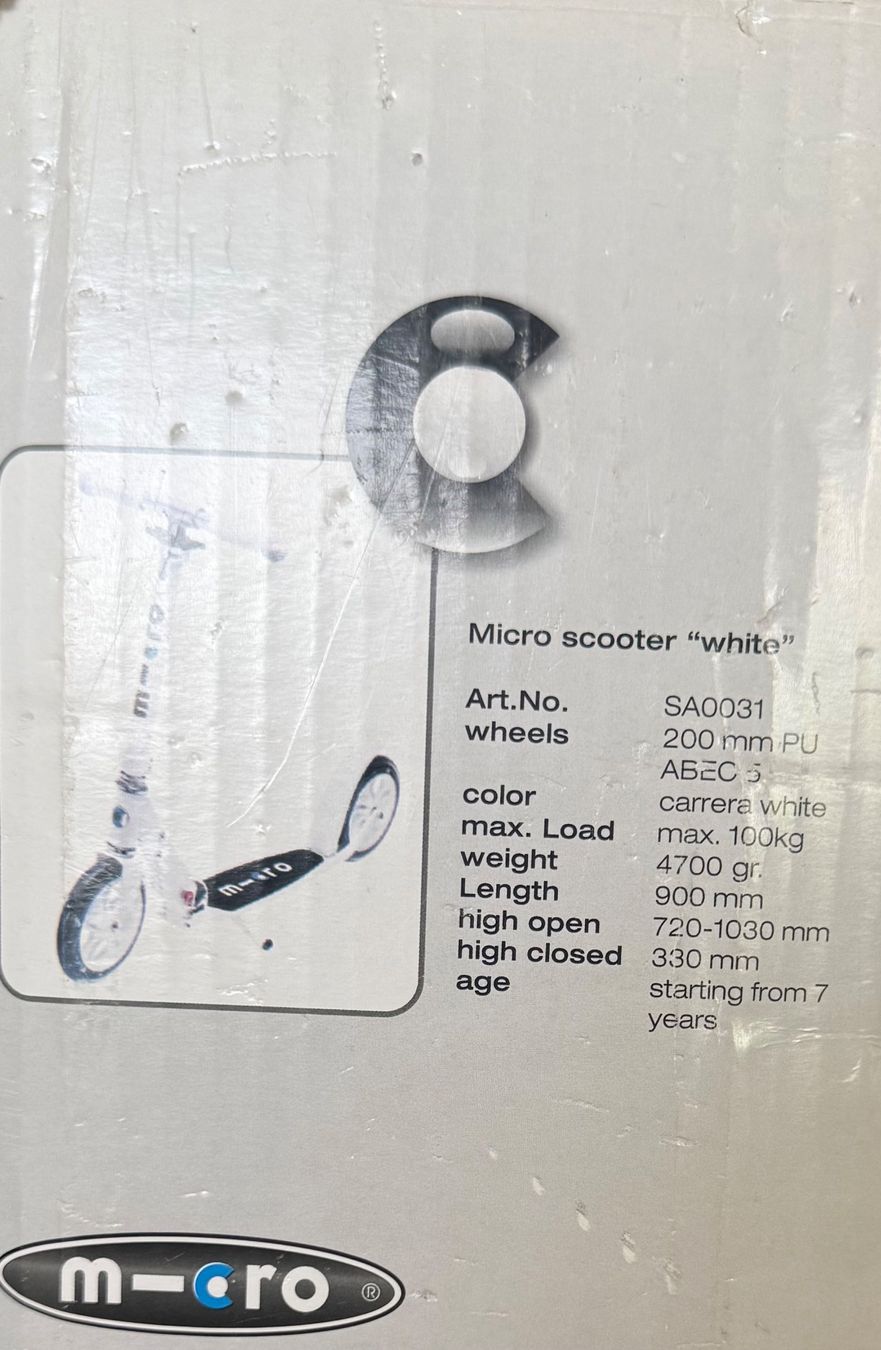 Micro Kickboard: Micro Scooter white used good condition – Neuf (Voir description) à Sennhof par fraga29 4
