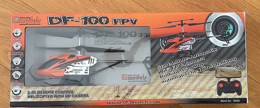 Giocattoli: Drohne Hubschrauber DF-100 FPV – Nuovo e nell'imballaggio originale da Hägendorf venduto da mar_697t