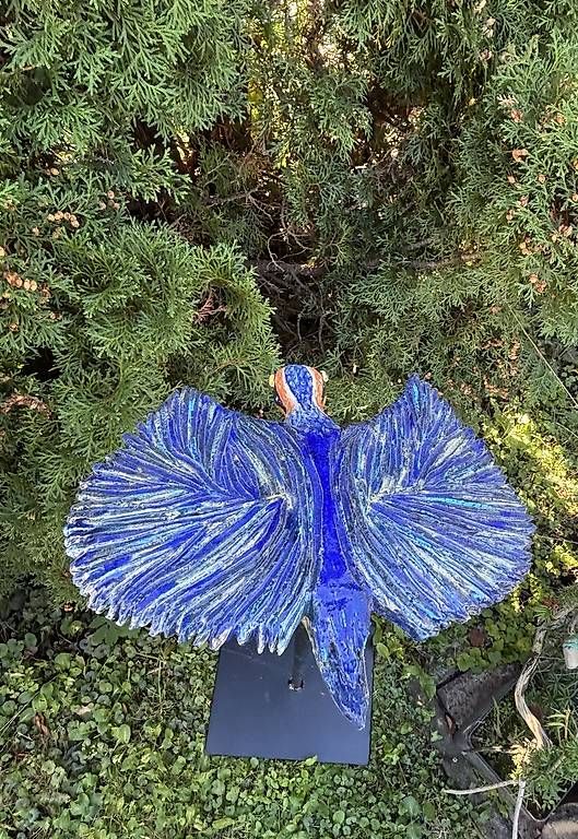 Statuette: Keramik Vogel *** Handarbeit *** – Nuovo e nell'imballaggio originale da Oberdiessbach venduto da ahoj1 2