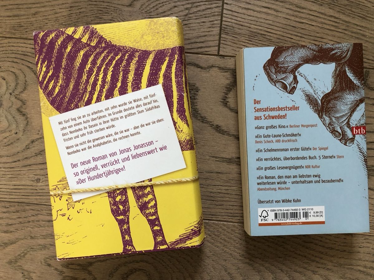 Libri: 2 Romane Jonas Jonasson: Analphabetin, Hundertjährige – Usato da Versoix venduto da chr_2rpz 1