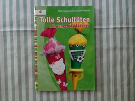 Tolle Schultüten für Jungen & Mädchen mit Bastelbogen - B22